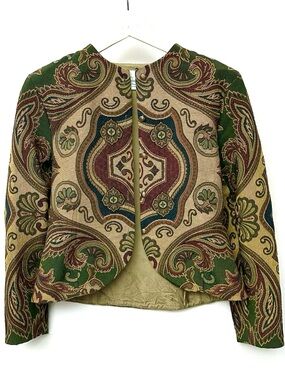 Suttles & Seawinds by Vicky Lynn Bordon rare jacquard jacket